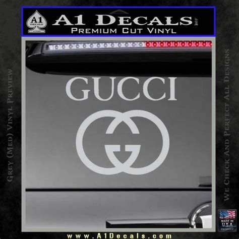 gucci bumper stickers.